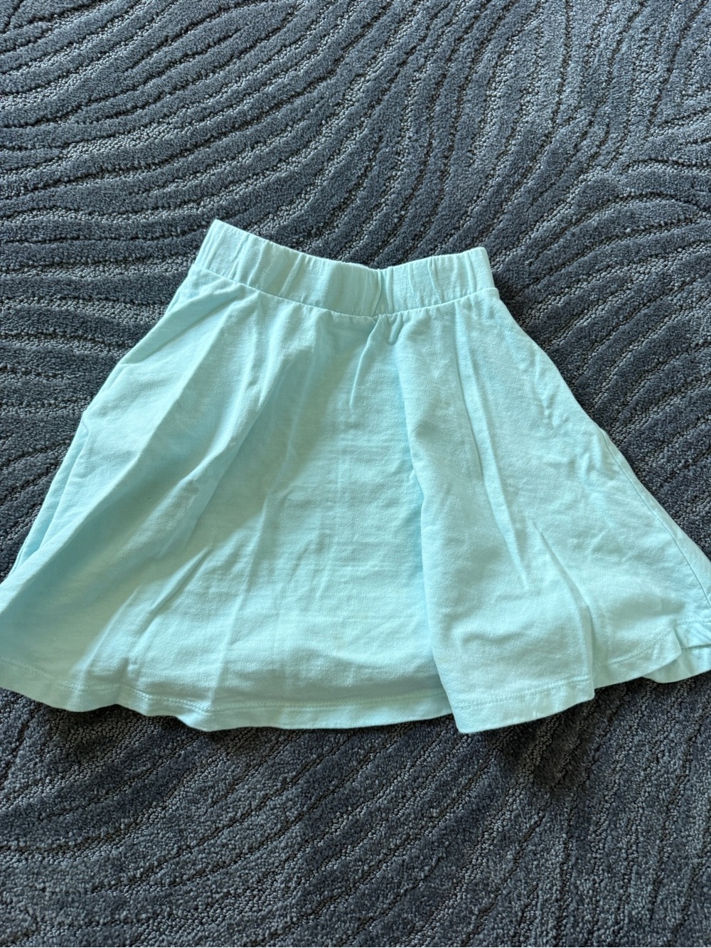 Girls a line light blue skirt